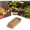 Square Turtle Bath Basin Plastic Bathing Pool Reptile Ramp Reptile Water Dish  Pet Supplies