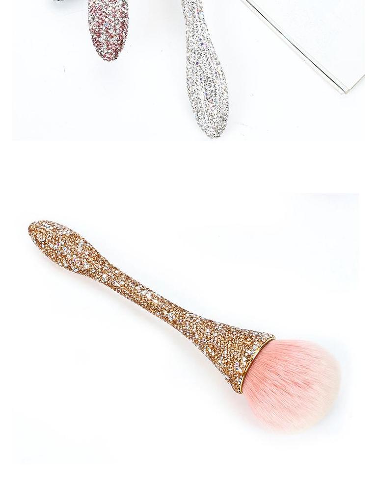 Soft Small Waist Nail & Makeup Brush for Blush and Loose Powder