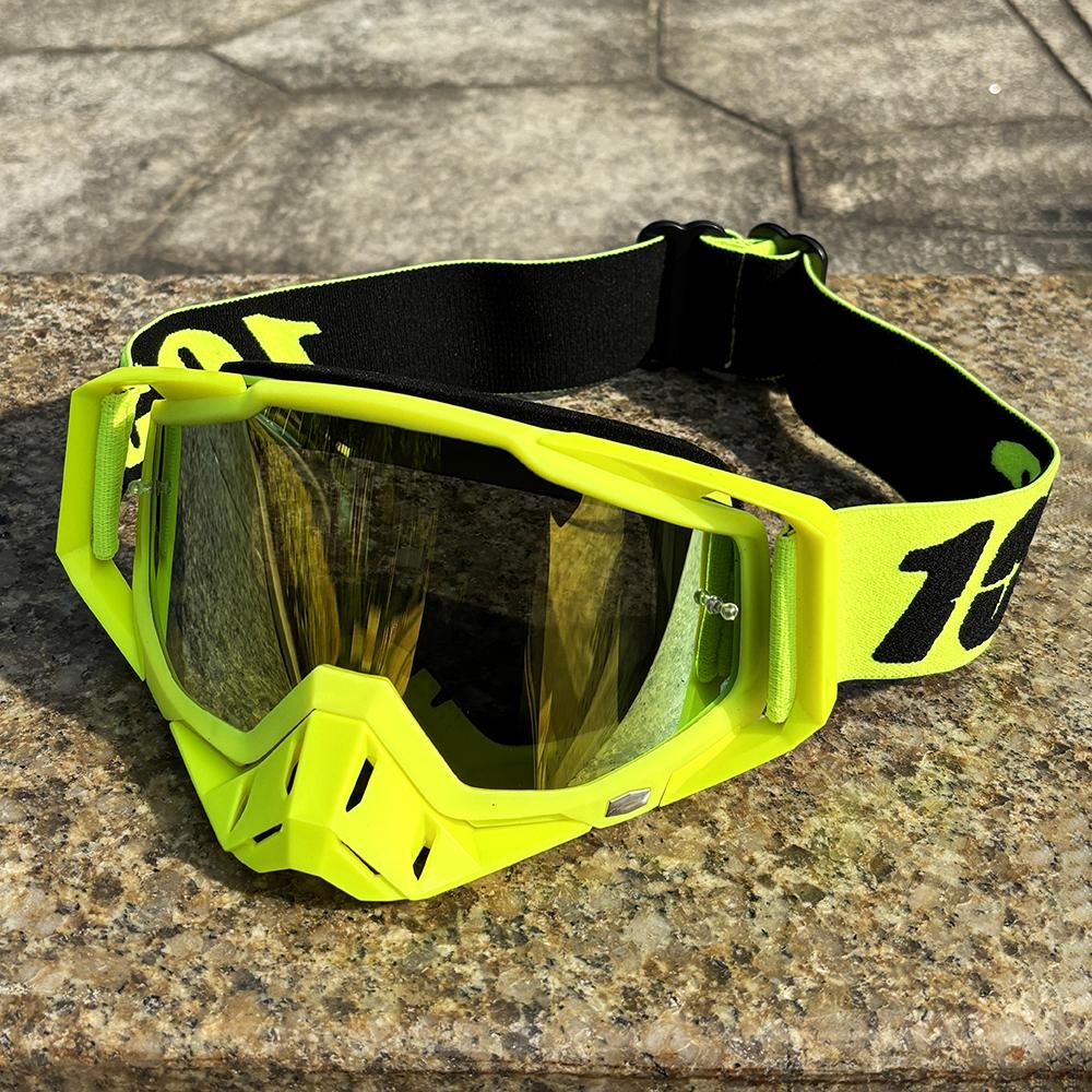 100 Off-road Goggles Motocross Glasses Motorcycle Sunglasses Man MTB ATV Mask Windproof Protection Skiing Cycling Racing Goggles