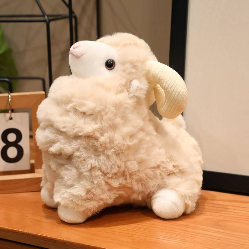Neueste Dodo Lamm-Puppe Kawaii Stofftier Plüschtier Handgemachte Puppe Cartoon Anime Niedlich Kindergeburtstagsgeschenk Puppe Weihnachten