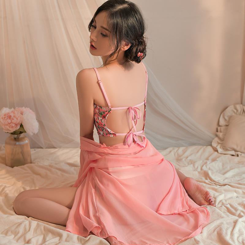 Sex underwear temptation wear antique clothing sexy underwear women's nightgown couple passion pajamas set