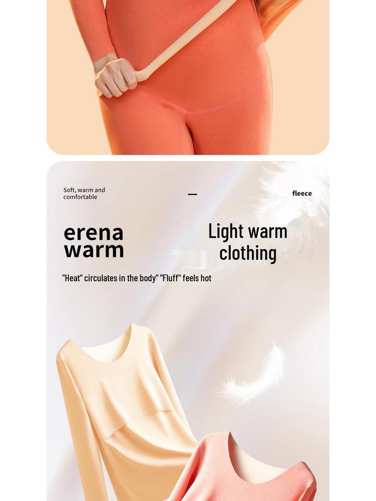 Německý sametový termální těhotenský top: Podzimní/Zimové kojící pyžamo a poporodní košile pro kojení