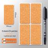 Color Cork Self-Adhesive Label Stickers for Handwritten Notes and Small Markers