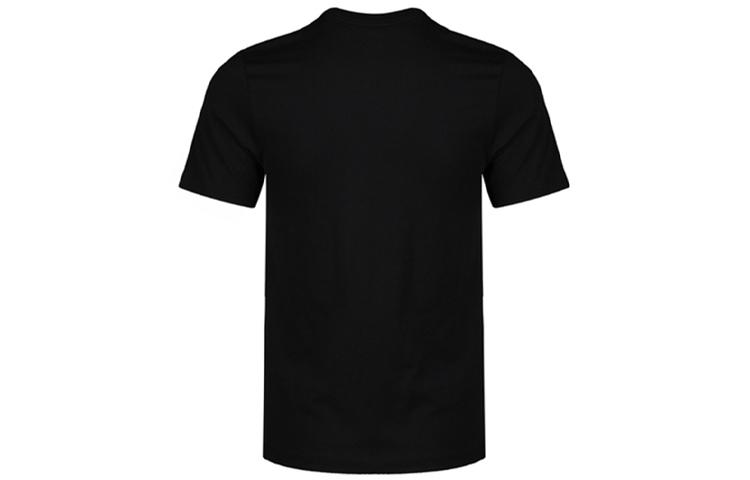 Jordan Air T Shirts Men's Black Crew Neck Moderate Straight Fit CU1980-010