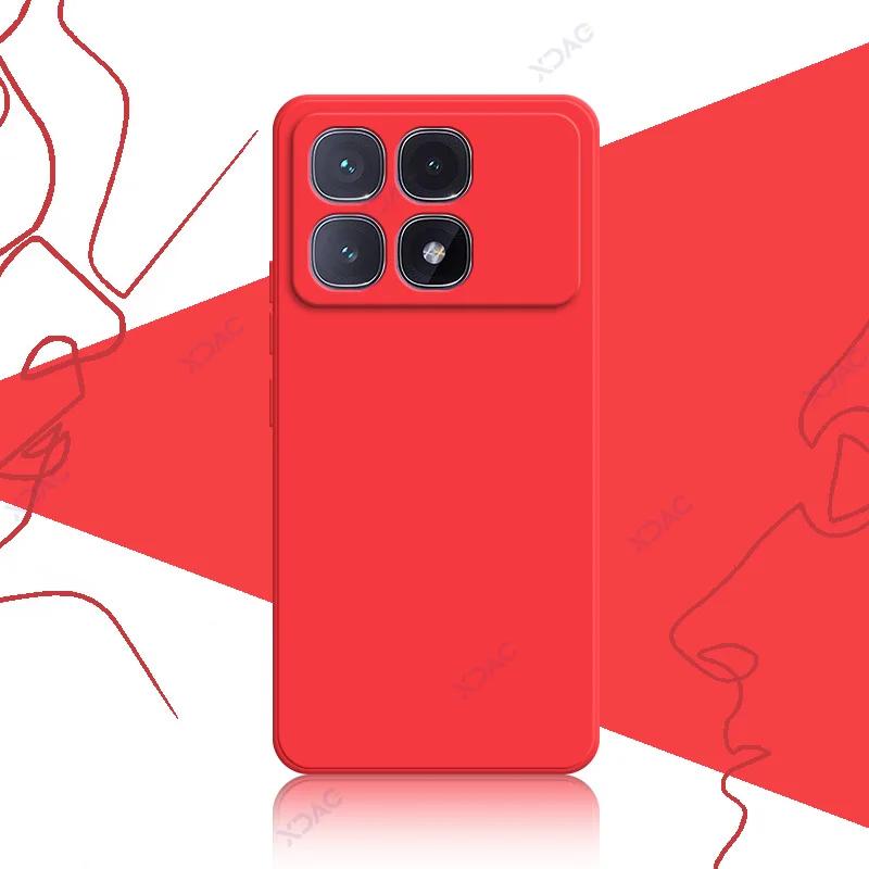 Luxury Case Covers for Redmi K70 K70E Pro Plus Ultra 5G Phone Armor RedmiK70Pro K70Ultra Soft Square Liquid Bags Shield