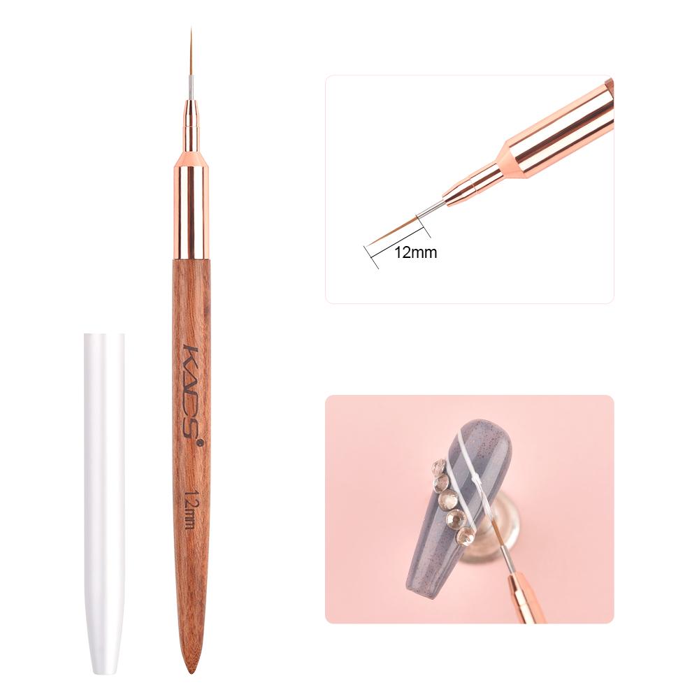 6/9/12/15/18MM Nail Liner Brush Nail Art Pen Brush Drawing Lines Stripe Painting Flower Pen Nail Art Brush DIY Manicure Tools