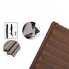 Jiameida Vintage Crazy Horse Leather Passport Wallet & Card Holder