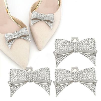 Shoe Clip Rhinestone Handicraft Detachable Fine Workmanship High Grade Decorate Alloy Shoes