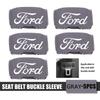 5pcs Car Seat Belt Anti Scratch Buckle Protector Cover Accessories For Ford Fiesta Ranger Mondeo Escape Ecosport Fusion Explorer