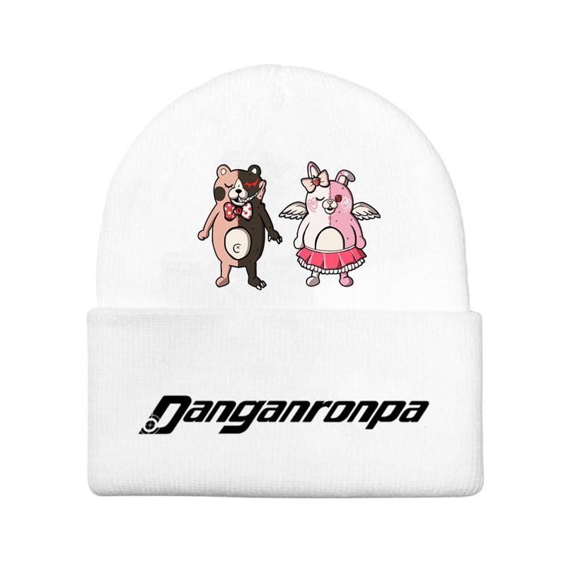 

Graphic Cartoon Danganronpa Knit Cap Soft Unisex Design Gaming Gift White1