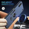 For Samsung Galaxy A07 4G Case PC+TPU Drop Defend Phone Cover with Ring Kickstand