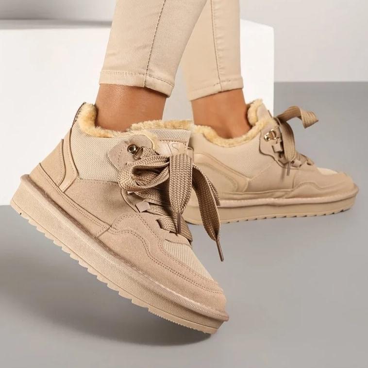 Snow Boots Sneakers Ankle Boots Women's Khaki Terea 40