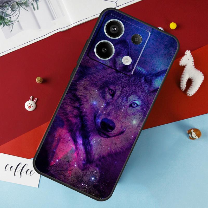 Animal Wolf Galaxy Case For Xiaomi Redmi Note 14 13 Pro 12 11 10 15 Pro Plus Redmi 15 10C 12C 13C 14C 15C Cover