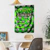Plants Vs. Zombies Handwoven Tapestry Psychedelic Art Suitable for Balcony Bedroom Studio Wall Year-Round Gallery Wall Gift for Friends Family