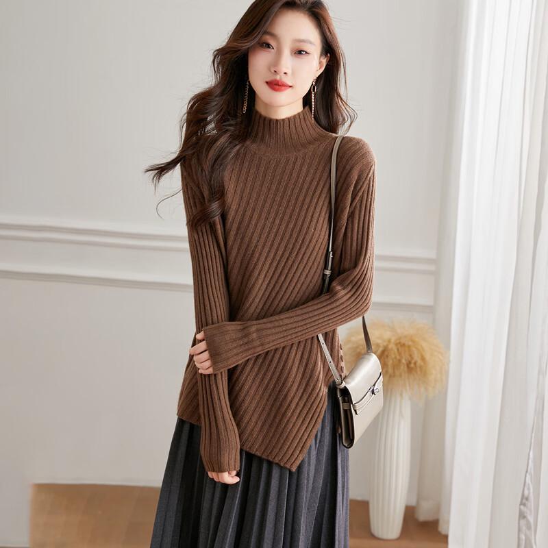 

Srcr 100% Wool Mid-Length Ribbed Sweater One Size