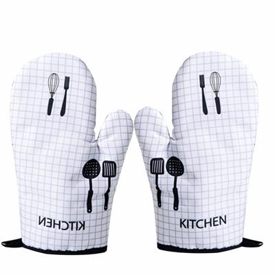 1 paire de gants de four isolants de cuisson, coussinets chauffants à haute résistance à la chaleur pour micro-ondes