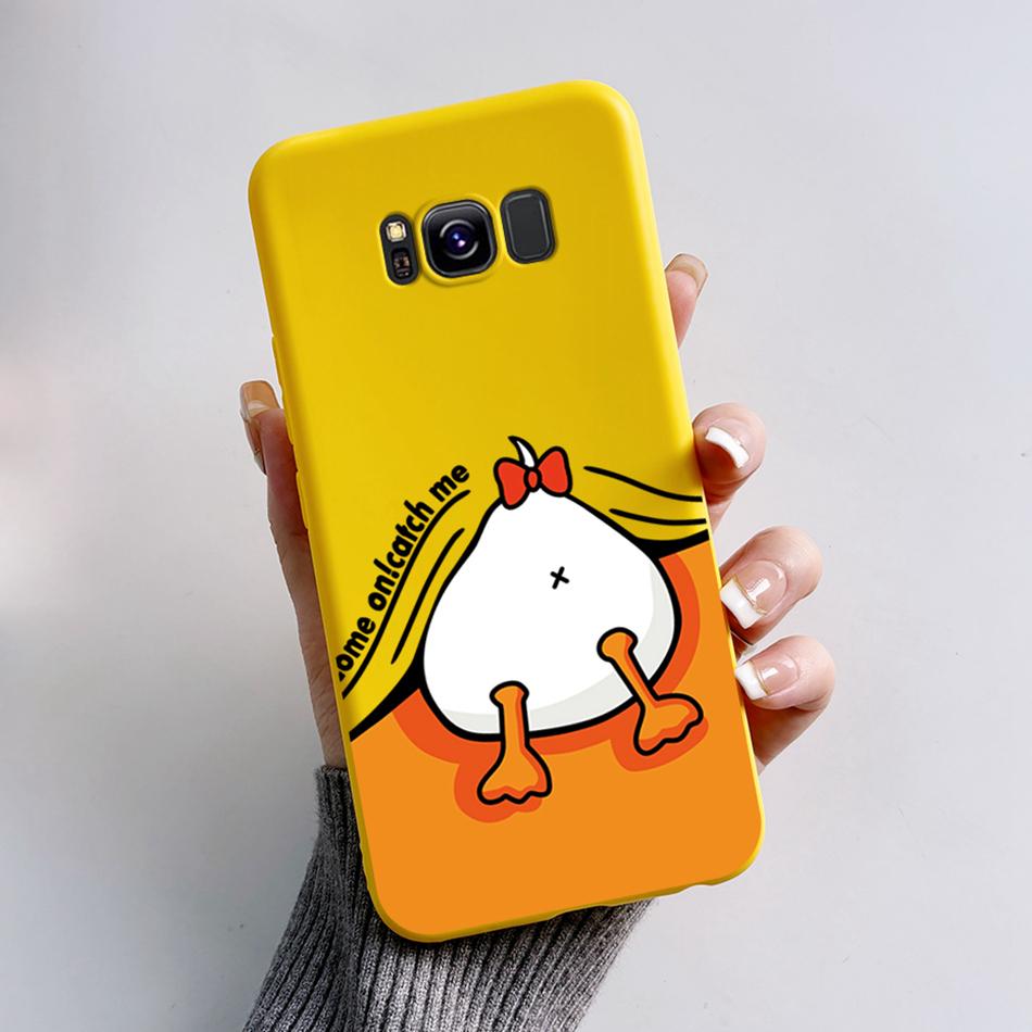 For Samsung Galaxy S8 Plus Case Galaxy S8 Shockproof Back Phone Cases For Samsung S8 GalaxyS8 Plus Cartoon Silicone Cover Bumper