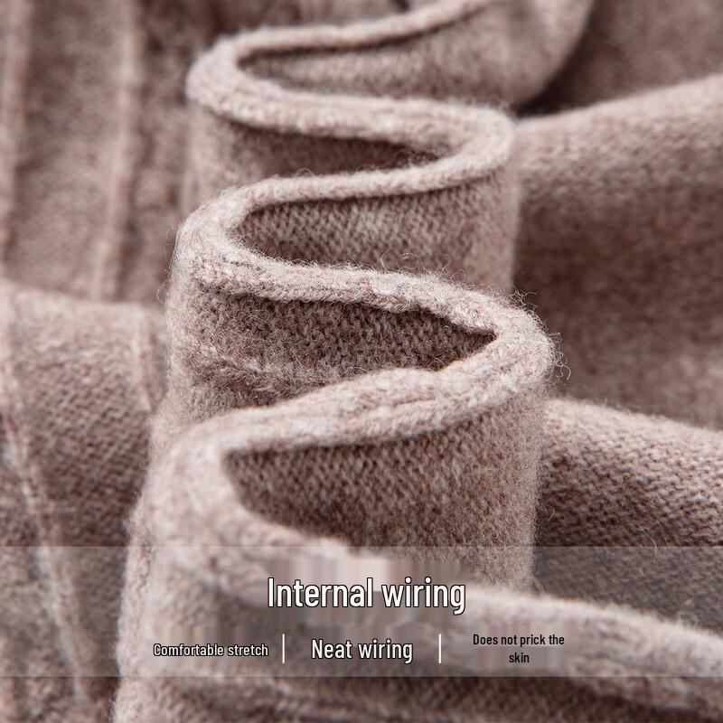 Męski sweter Hodo z 100% wełny jagnięcej, z półgolfem