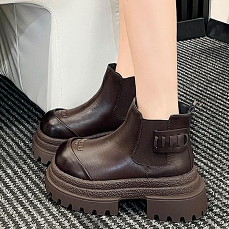 High Heels Ankle Women Boots Fashion Casual Platform Shoes  Winter New Sport Motorcycle Boots Cozy Retro Designer Boots Lady