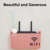 1Pc Wall-mounted Wireless Wifi Router Shelf Storage Box Wall Hanging Organizer Box Cable Power Bracket ABS Plastic Home Decor Box