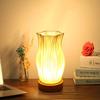 High-End Rechargeable 3D Printed Touch Bedside Lamp with Stepless RGB Dimming and Creative Cream Style Night Light