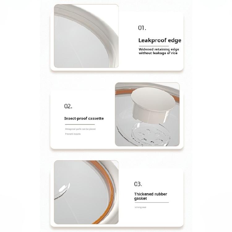 Modern Clear Cereal Dispenser Offering Hygienic Dry Food Preservation Solution