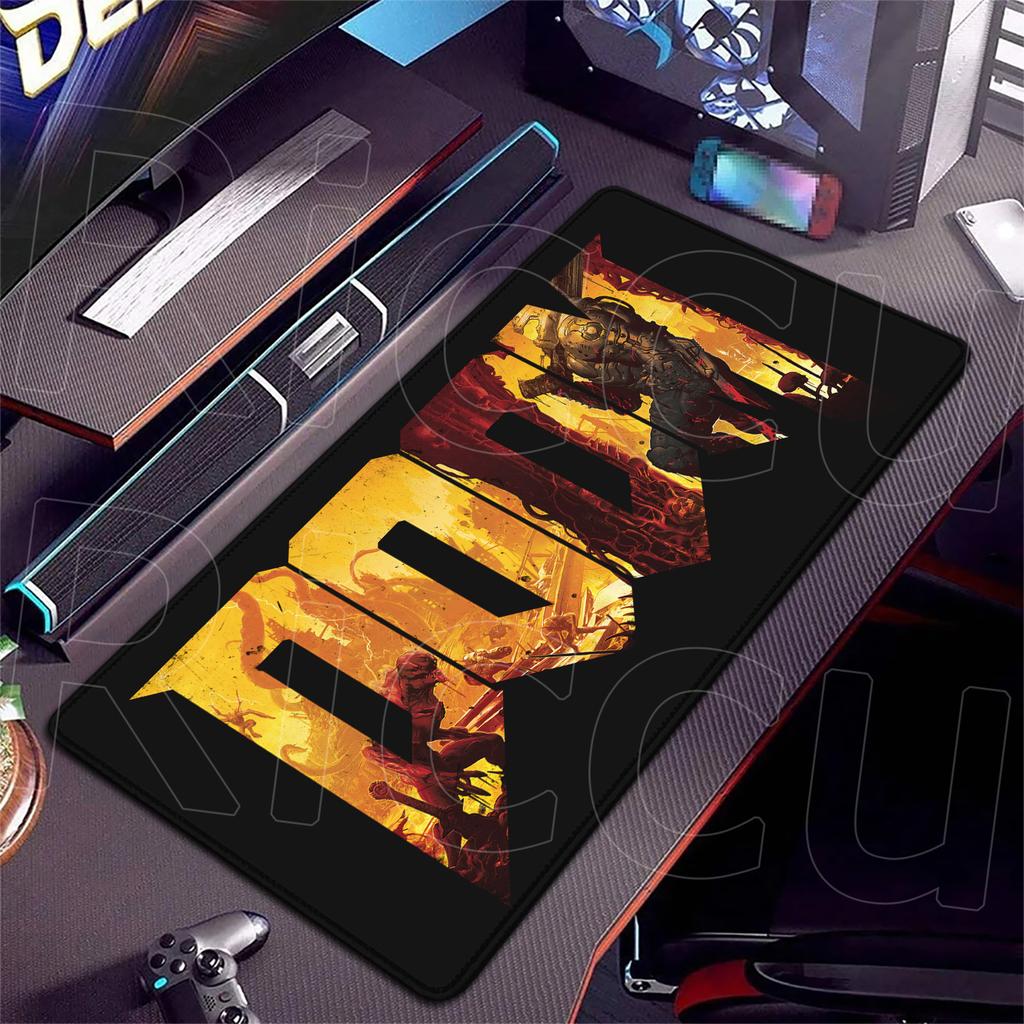 PC-Zubehör 400x900mm Schreibtischmatte Beliebte Spiele D-Doom Mauspads Großes Gaming-Mauspad LockEdge Computer Tastatur Tisch Schreibtischmatte