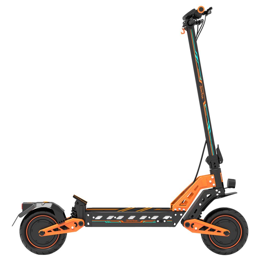 Skládací elektrokolo DriveTron DT10 1000W s duálním motorem | Baterie 48V 20,8Ah | Dojezd 80 km | 10" pneumatiky pro městskou dopravu