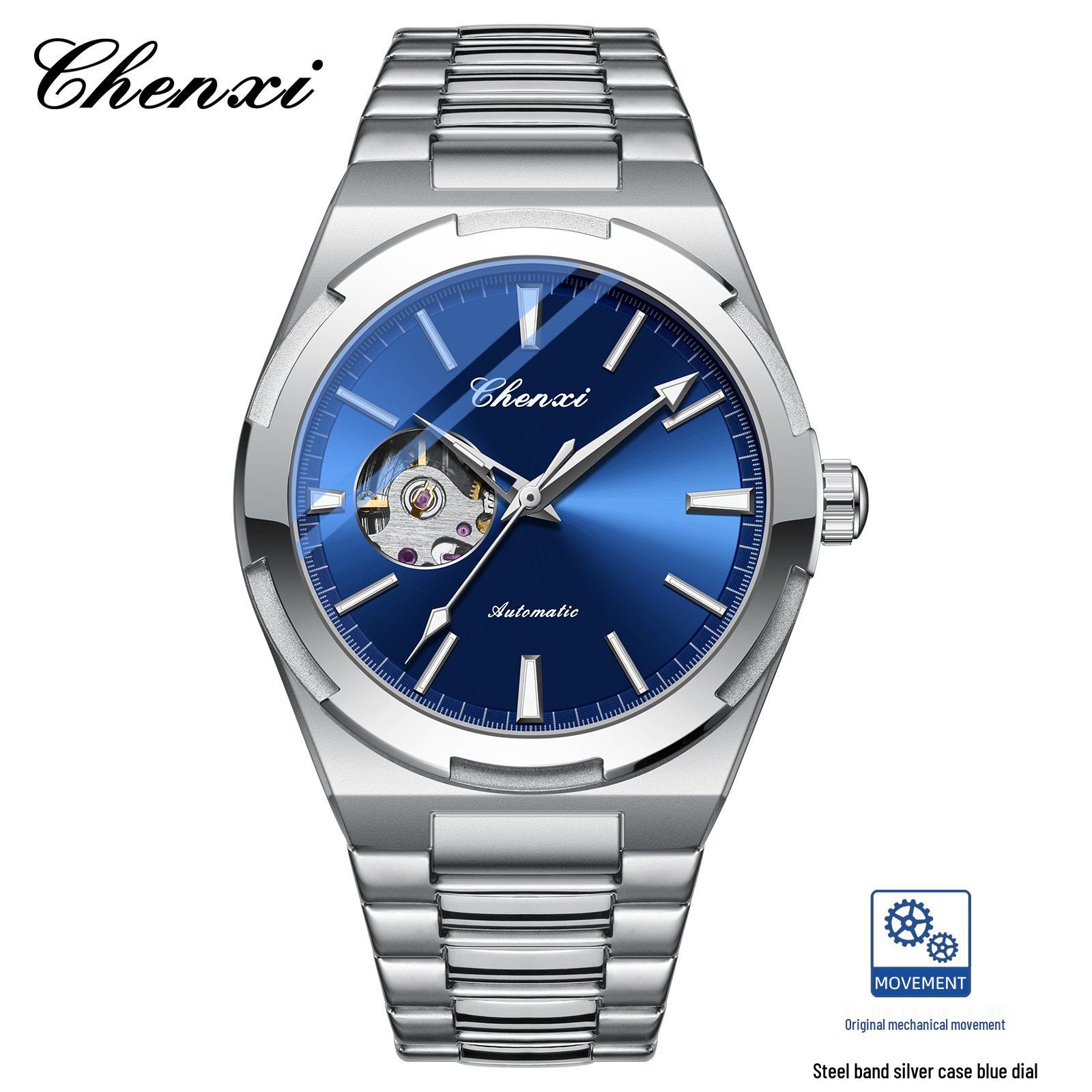 Chenxi Men s Automatic Mechanical Luminous Waterproof Trendy Watch