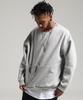 TENER Unisex Fleece-Lined Kangaroo Sweatshirt Gray