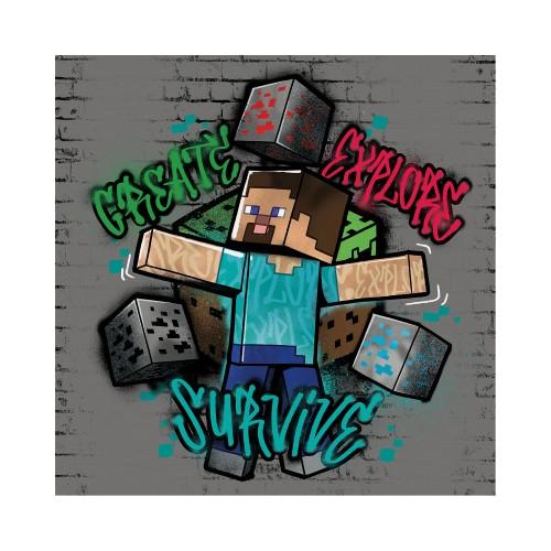 Minecraft Survive Canvas Print