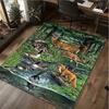 1Pc Animal Deer Print Rug - Home Decoration Carpet For Living Room Bedroom Flooring Computer Chair Area Rug
