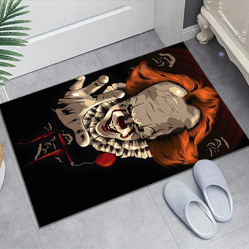 1pc Pennywise1 Design Area Rug - Non-Slip, Soft & Cozy Floor Mat for Living Room, Bedroom, Office - Indoor/Outdoor Decorative Carpet