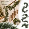 Christmas Artificial, 1.8m Garland for Holiday Home Decor and DIY Crafts