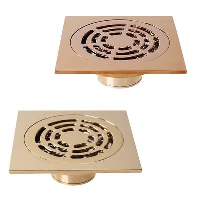 10x10cm Square Brass Floor Drain, Odor Proof Floor Drain Cover, Bathroom Shower Hardware, Bathroom Accessories Shower Drain