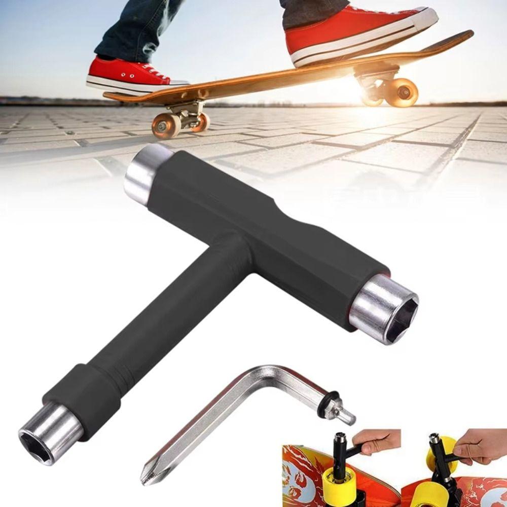MultiFunction Roller Skate T Tool All In One Skateboard Repair Tool Skateboard Accessories