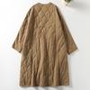 Oversized Women Parkas Overcoat Autumn Winter Lightweight Down Cotton Jacket Female Long Warm Padded Jacket Single-breasted