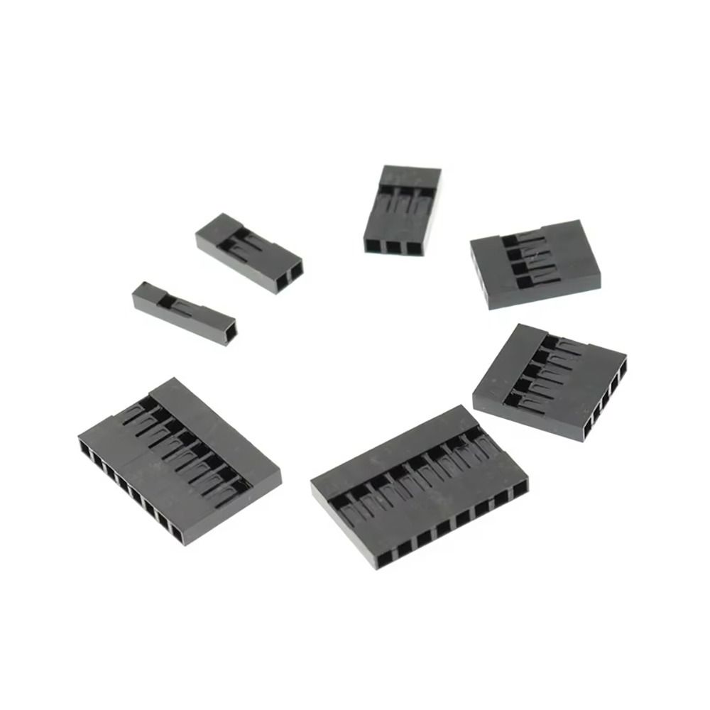 310Pcs/Set Female Pin Connector Wire Jumper 2.54mm Terminal Connector  Electronic DIY Housing Kit