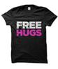 Free Hugs T-shirt Funny Top Friendly Tee Gift for Hugger