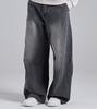 Beoteunseoul Balloon Fit Soft Wash Denim Pants (Gray)