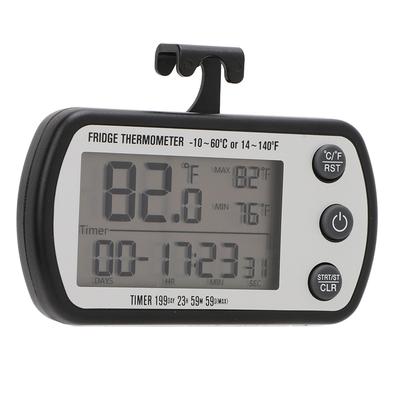 Refrigerator Fridge Thermometer Magnetic Suction IPX4 Waterproof LCD Display Refrigerator Tomer Thermometer