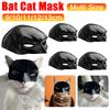 Cat Bat Cool Man Mask Cat Avenger Mask Matte Cute Bat Mask Superhero Toys Cat Bat Pet Man Mask Half Face Cat Mask for Cat & Dogs