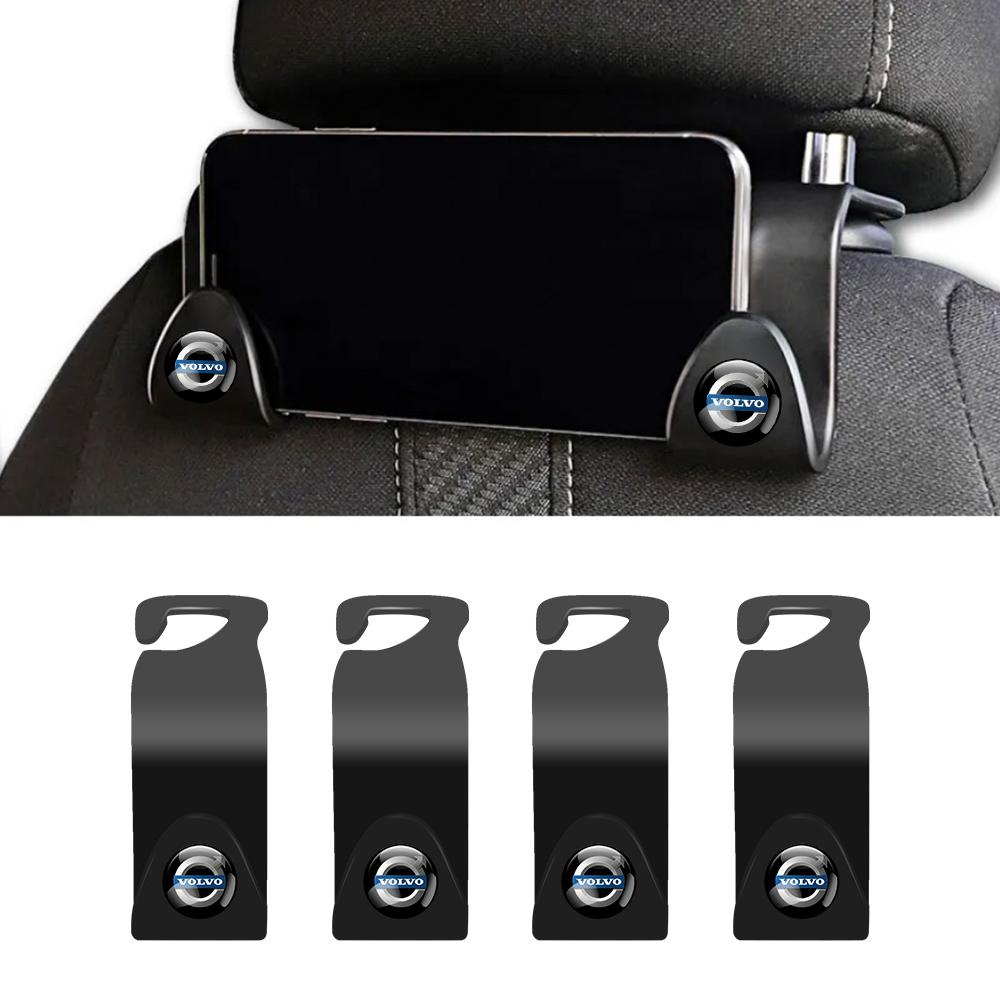 2/4pcs Plastic Car Seat Back Detachable Hook Inside Car Storage Pendant For Volvo XC90 XC60 C30 T6 S60 C70 XC40 V40 V70 V60 S80