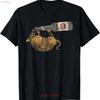 Vintage Stil Texas Gürteltier T-Shirt vintage gewaschen weich Grafikdesigner Kleidung Mode Unisex lässiges Oberteil für den Alltag