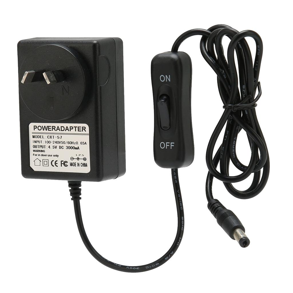 Foam Cutter Power Adapter 4.5V 3000mA 50 60Hz Input Strong Plasitc Metal Hot Wire Cutter Adaptor 100‑240V AU Plug 18W