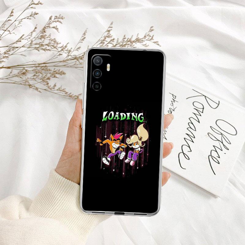 

IK18 C-Crash B-Bandicoot Transparent Phone Case for Motorola Moto G7 G8 G9 G84 G85 G73 G24 G15 Z2 Play Power Plus Motorola Moto G8 Power