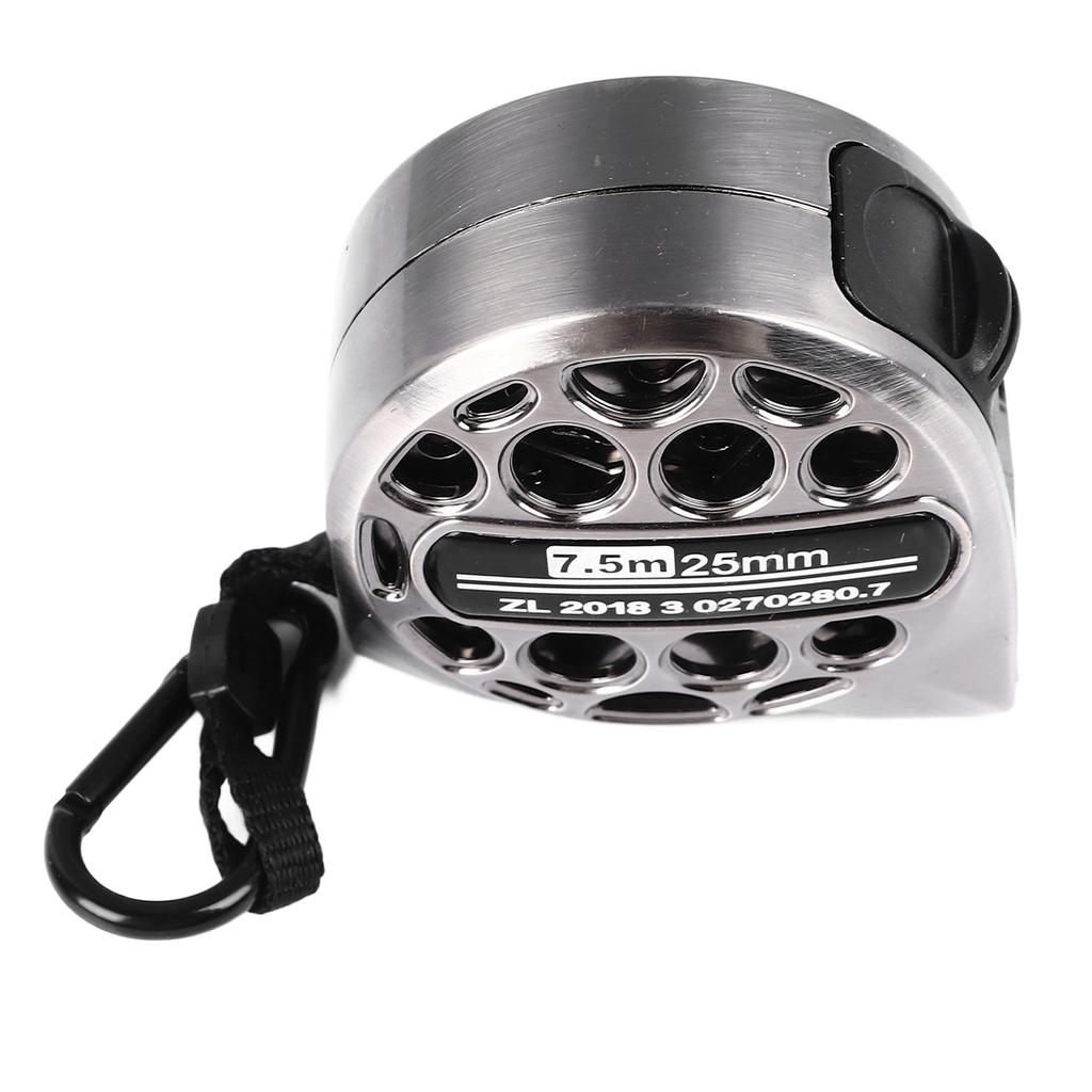 Edelstahl Maßband Doppelseitige Skala Hohl Design Einziehbarer Metrischer Lineal für