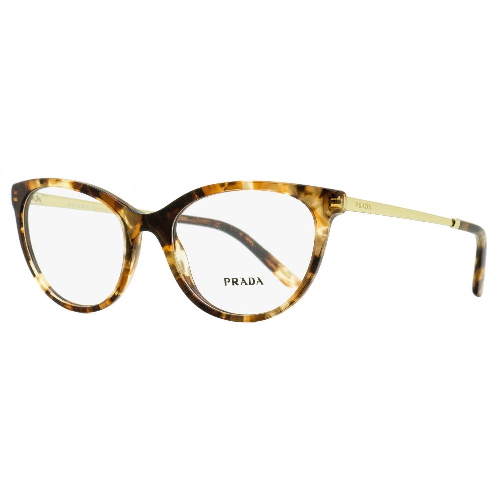 

Prada Women s Cat Eye Eyeglasses VPR 17W 07R 1O1 Caramel Tortoise 53mm