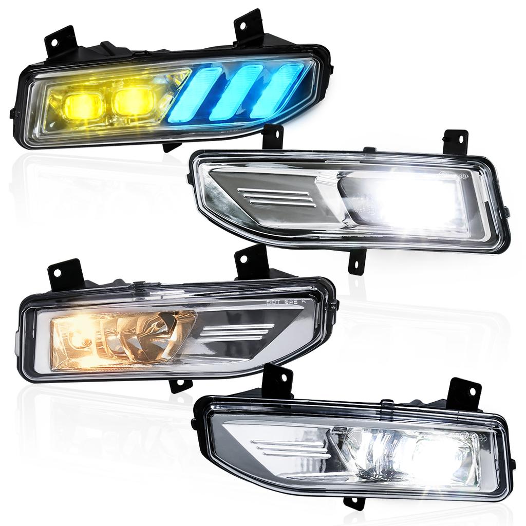 LED Fog lamp Daytime Running Light DRL For Nissan Sentra 2020 Xtrail Rogue Kicks 2017 2018 2019 2020 Qashqai 2019 2020 Headlight