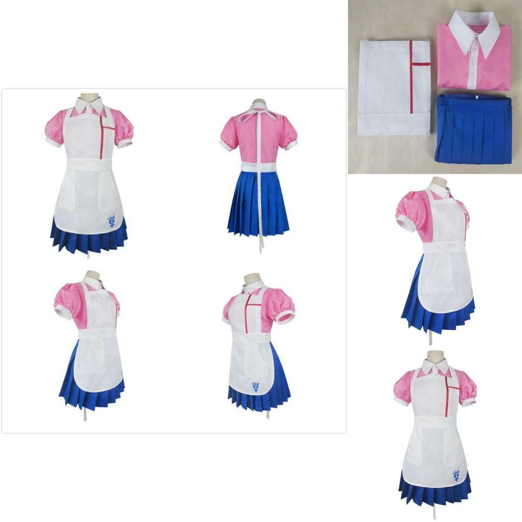 Unisex Women Danganronpa Mikan Tsumiki Costume Dress Suit